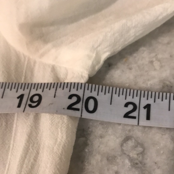 Madewell Caftan Dress Womens Medium White Laura Sheer Tiered Whimsigoth Fairy - Picture 9 of 11